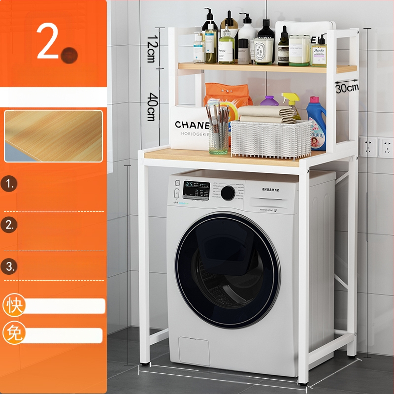 Raft de depozitare pentru mașina de spălat, 6 etaje, montaj pe podea, dulap deschis, pentru baie sau balcon
