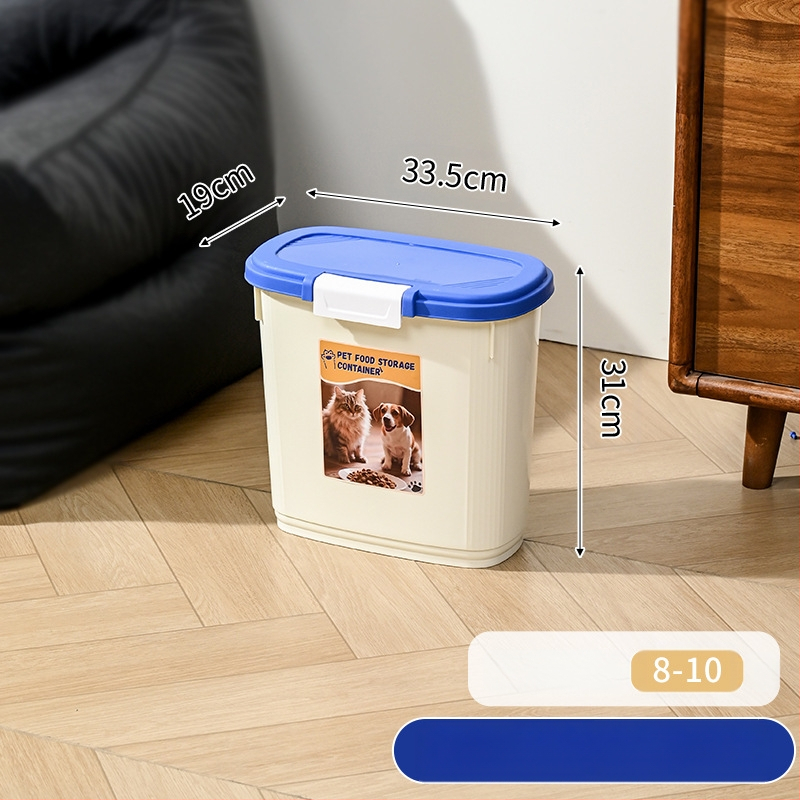 Κοντέινερ αποθήκευσης τροφής κατοικίδιων – αεροστεγής, ανθεκτικό στην υγρασία και στα έντομα, 45 λίτρα, PP υλικό, κατάλληλο για τροφή γάτας και σκύλου