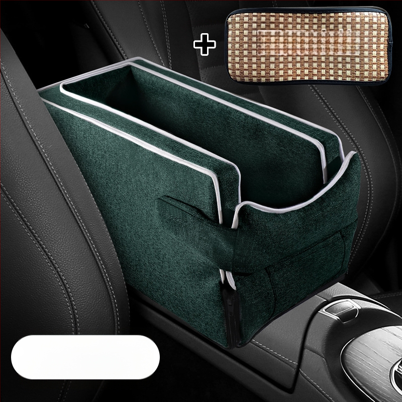 Automobiļa centrālā konsole drošības sēdeklis mājdzīvniekiem – pūkains pildījums, auduma virsma, vissezonu universālais dizains, minimālistisks stils