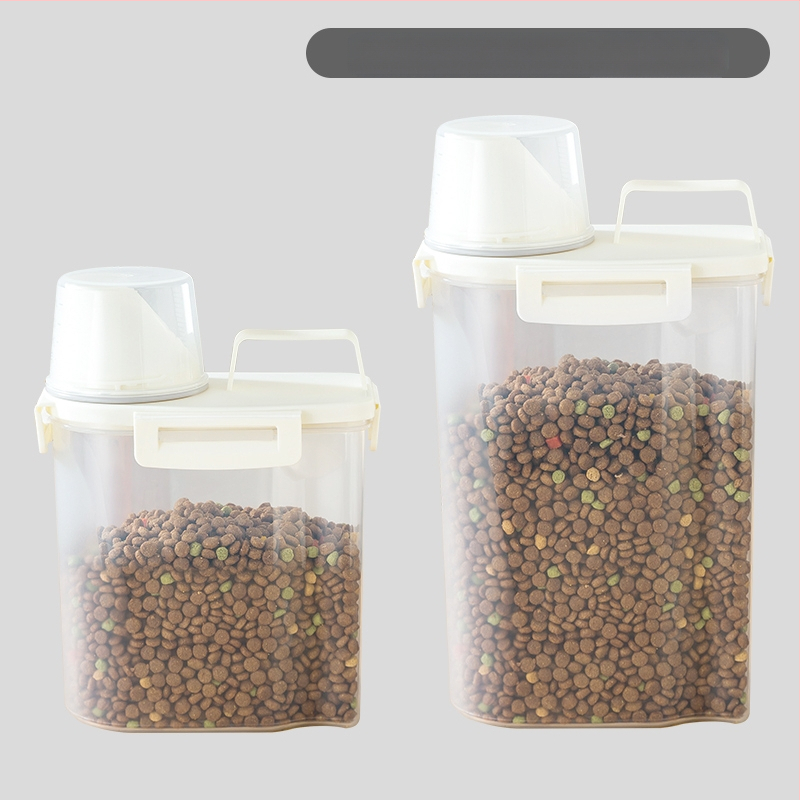 Δοχείο Αποθήκευσης Τροφίμων Κατοικίδιων, Αεροστεγές και Αδιάβροχο, Υλικό PP, Για Τροφή Γάτας και Σκύλου