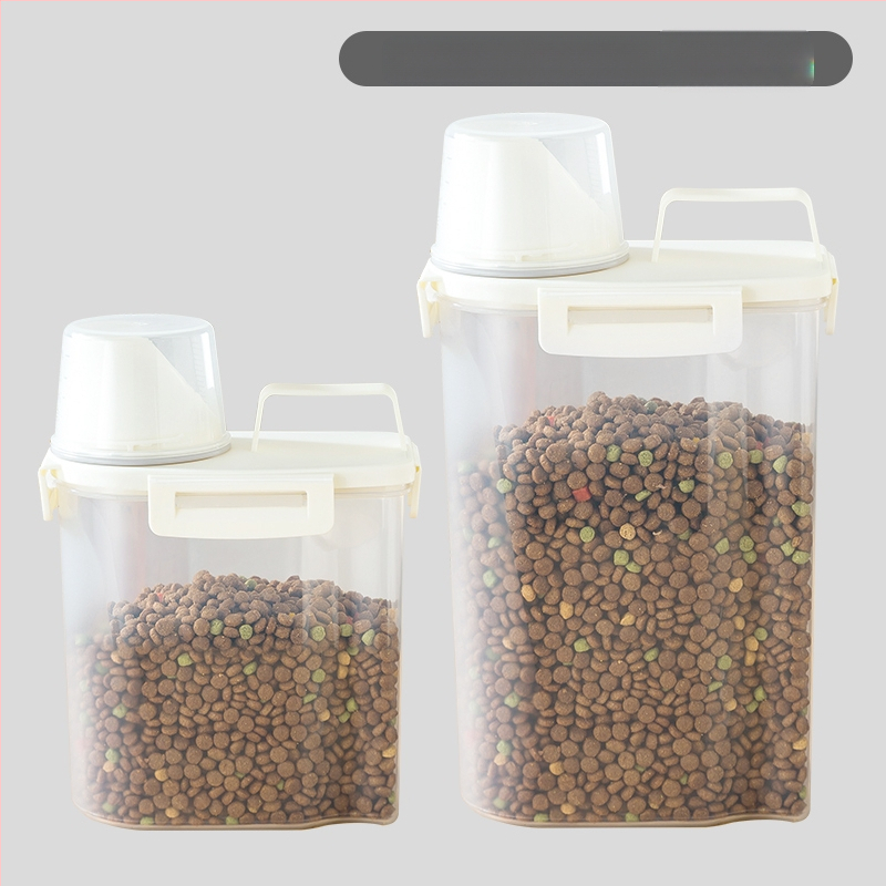 Δοχείο Αποθήκευσης Τροφίμων Κατοικίδιων, Αεροστεγές και Αδιάβροχο, Υλικό PP, Για Τροφή Γάτας και Σκύλου