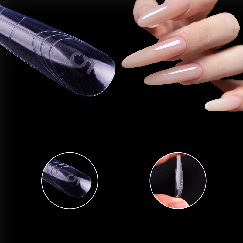 Kristāla nagu formas pagarināšanai – ērgļa ķepas forma, garš asu tips, zvaigžņu debesu raksts, kastīte 140 gab.