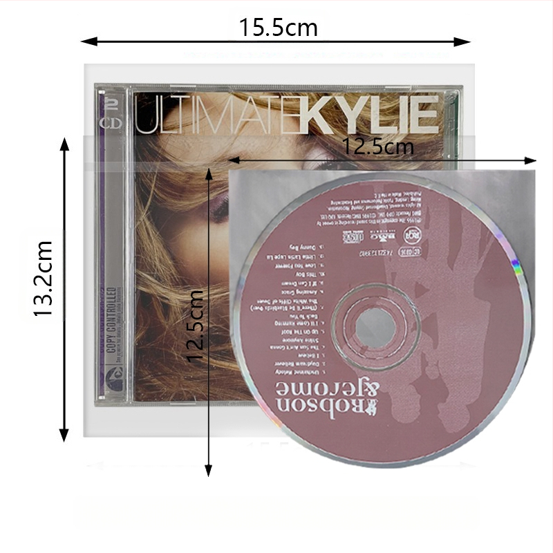 Θήκη προστασίας CD/DVD/Blu-ray — Διαφανής θήκη δίσκου, αυτοσφράγιση, νάιλον πλέγμα, Τύπος Sealed, Κωδικός προϊόντος Fiupeuiroritwr