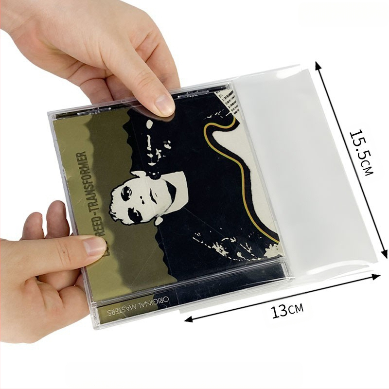 Θήκη προστασίας CD/DVD/Blu-ray — Διαφανής θήκη δίσκου, αυτοσφράγιση, νάιλον πλέγμα, Τύπος Sealed, Κωδικός προϊόντος Fiupeuiroritwr