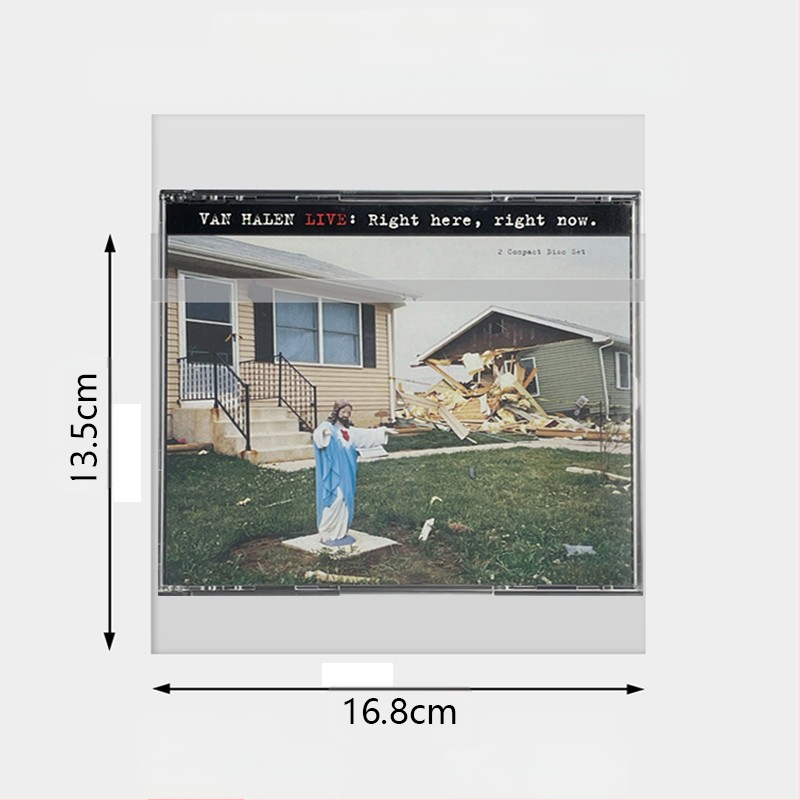 Θήκη προστασίας CD/DVD/Blu-ray — Διαφανής θήκη δίσκου, αυτοσφράγιση, νάιλον πλέγμα, Τύπος Sealed, Κωδικός προϊόντος Fiupeuiroritwr