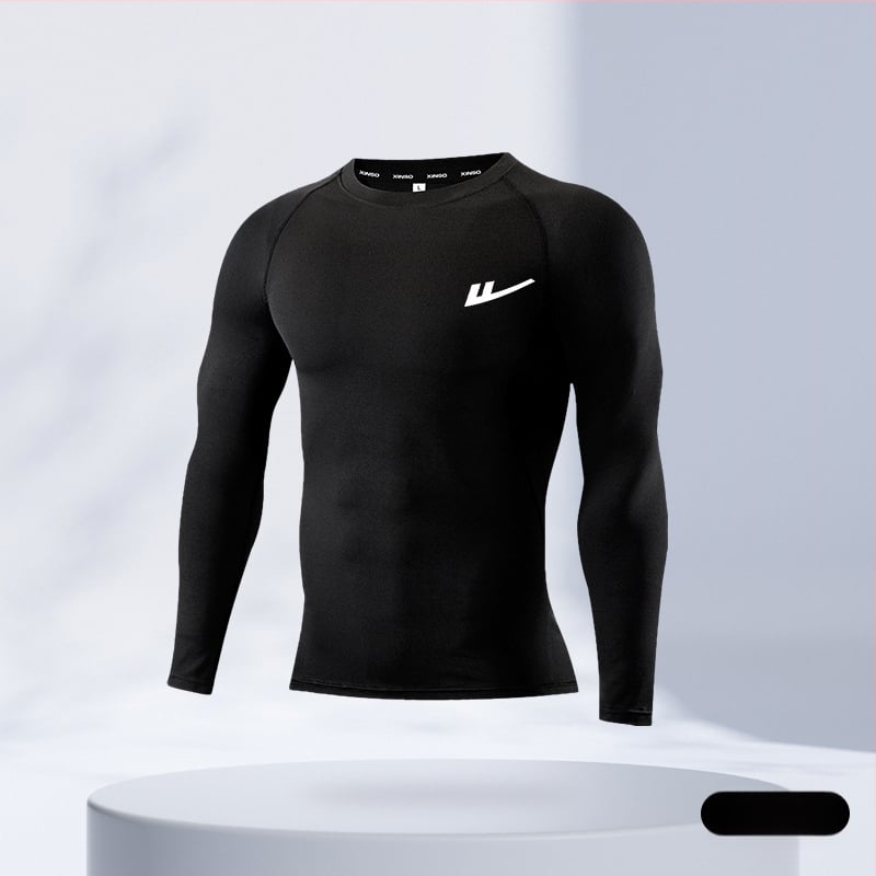 Ανδρικό αθλητικό σετ τρεξίματος – δύο τεμάχια, διαπνέον, απομάκρυνση υγρασίας, γρήγορο στέγνωμα, στρογγυλός λαιμός, βραχείς μανίκες, πολυεστέρας-ελαστάν