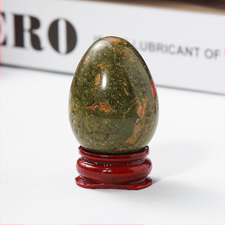 Διακοσμητικό κρυσταλλινο αυγό για διακόσμηση, φυσικός κρύσταλλος, οβάλ σχήμα, λείανση και γυάλισμα, δυνατότητα παραμετροποίησης