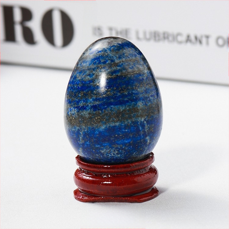 Διακοσμητικό κρυσταλλινο αυγό για διακόσμηση, φυσικός κρύσταλλος, οβάλ σχήμα, λείανση και γυάλισμα, δυνατότητα παραμετροποίησης