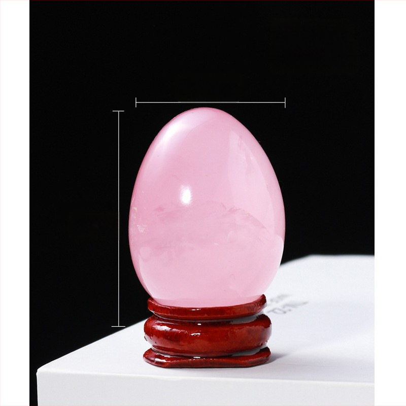 Διακοσμητικό κρυσταλλινο αυγό για διακόσμηση, φυσικός κρύσταλλος, οβάλ σχήμα, λείανση και γυάλισμα, δυνατότητα παραμετροποίησης
