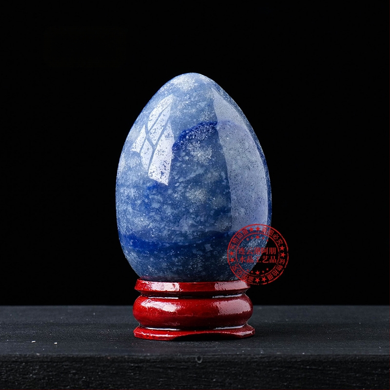 Διακοσμητικό κρυσταλλινο αυγό για διακόσμηση, φυσικός κρύσταλλος, οβάλ σχήμα, λείανση και γυάλισμα, δυνατότητα παραμετροποίησης