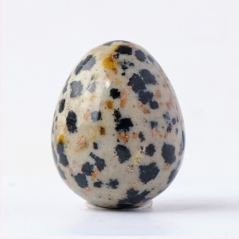 Διακοσμητικό κρυσταλλινο αυγό για διακόσμηση, φυσικός κρύσταλλος, οβάλ σχήμα, λείανση και γυάλισμα, δυνατότητα παραμετροποίησης