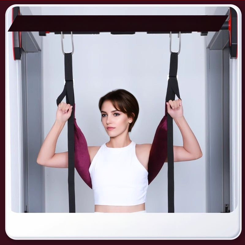 Lumbális trakciós öv nyakpánttal otthoni gerincnyújtáshoz – egyrudú rúd, diszk protrúzió támogatása