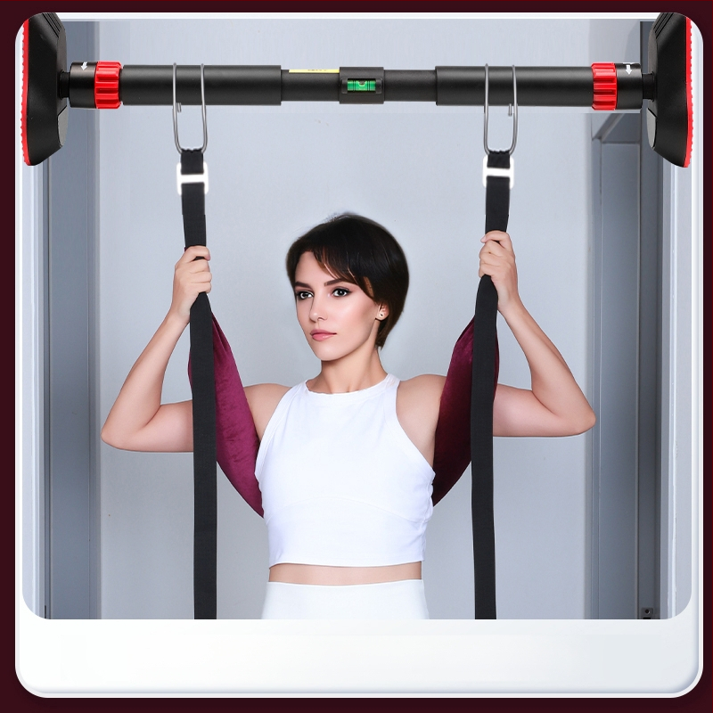 Lumbális trakciós öv nyakpánttal otthoni gerincnyújtáshoz – egyrudú rúd, diszk protrúzió támogatása