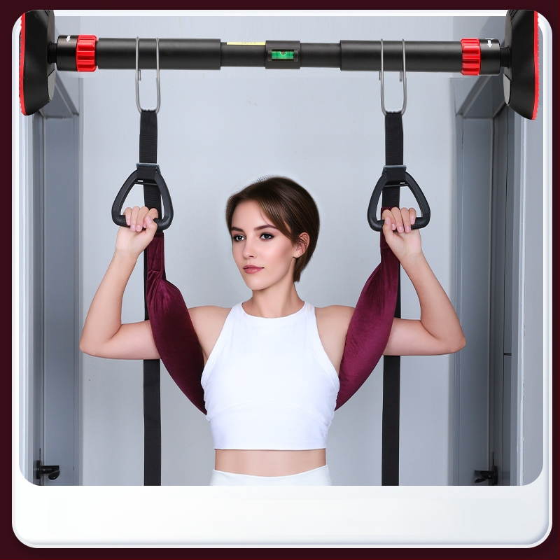 Lumbális trakciós öv nyakpánttal otthoni gerincnyújtáshoz – egyrudú rúd, diszk protrúzió támogatása