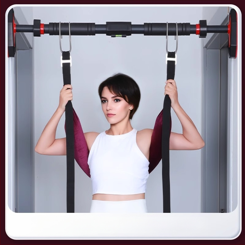 Lumbális trakciós öv nyakpánttal otthoni gerincnyújtáshoz – egyrudú rúd, diszk protrúzió támogatása