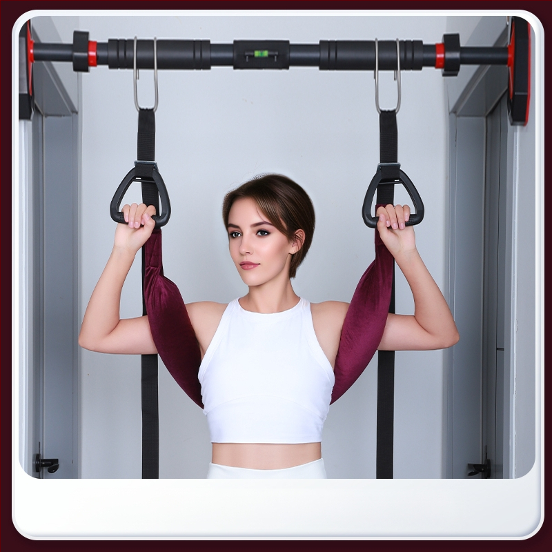 Lumbális trakciós öv nyakpánttal otthoni gerincnyújtáshoz – egyrudú rúd, diszk protrúzió támogatása