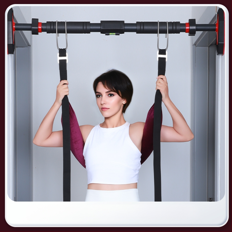 Lumbális trakciós öv nyakpánttal otthoni gerincnyújtáshoz – egyrudú rúd, diszk protrúzió támogatása