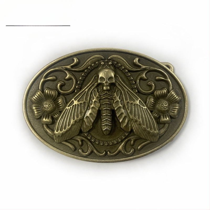 Kuka FP-03804-2, cink legura, glatka kopča, zapadni kaubojski stil, staromodna tin premaz