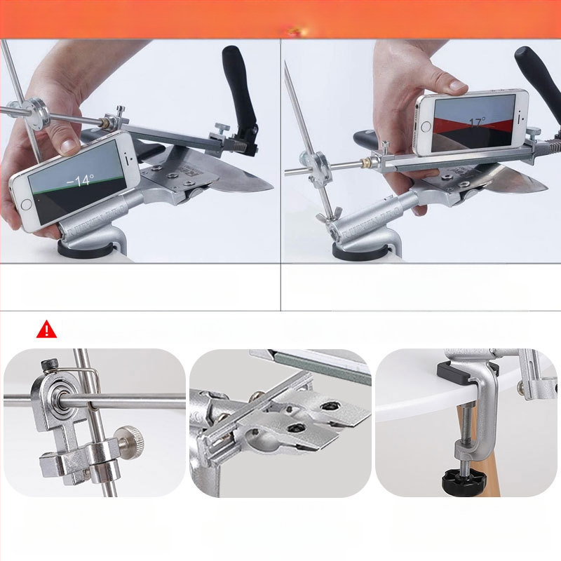 Késélező állvány, PRO frissített negyedik generáció, fix szögű háztartási modell, Modell 693728471126