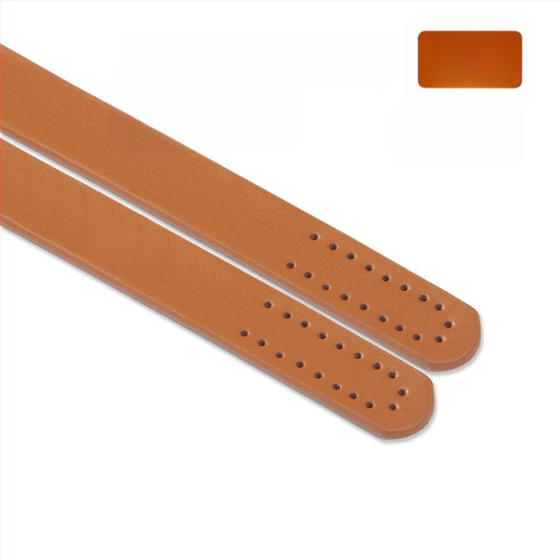 Valódi marhabőr táskarám, kézi fogantyúval, szegecsekkel és lyukakkal, kézzel készített textil DIY táska kiegészítő készlet