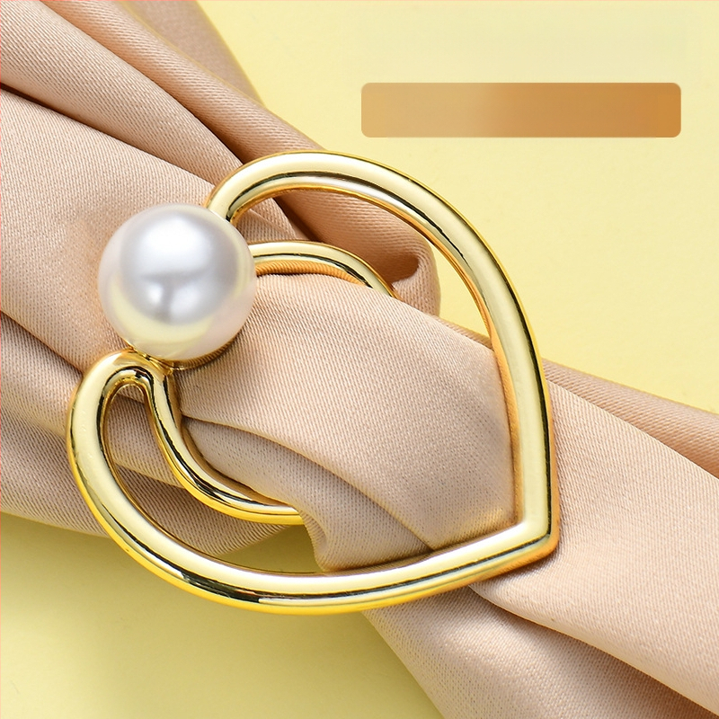 Segė su mazgu kampu, keturių lapų dobilo žiedas daugiafunkciam naudojimui, šilko šalikui sagtis (Pavasaris 2025)