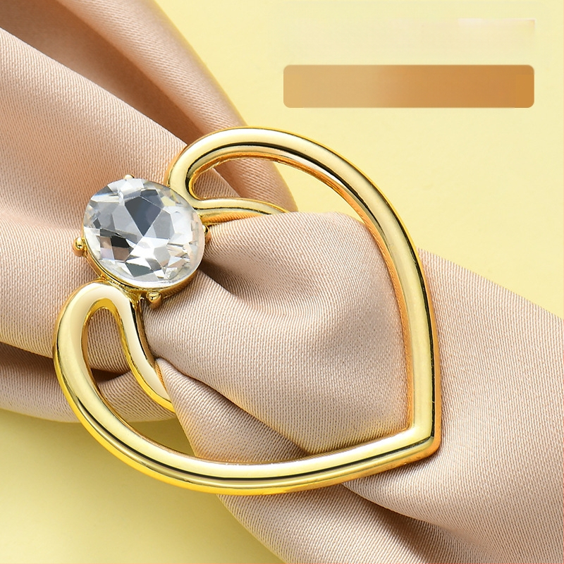 Segė su mazgu kampu, keturių lapų dobilo žiedas daugiafunkciam naudojimui, šilko šalikui sagtis (Pavasaris 2025)