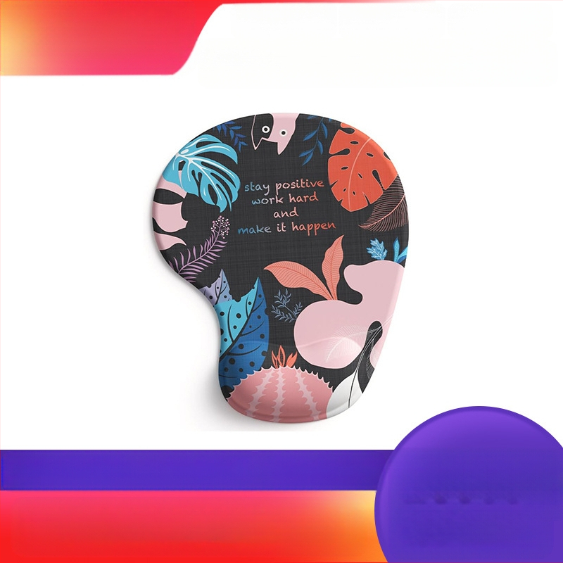 Radna podloga za miš s podrškom za zglob – prirodna guma, prijenos topline, anime uzorak, logo moguć, OEM/po mjeri