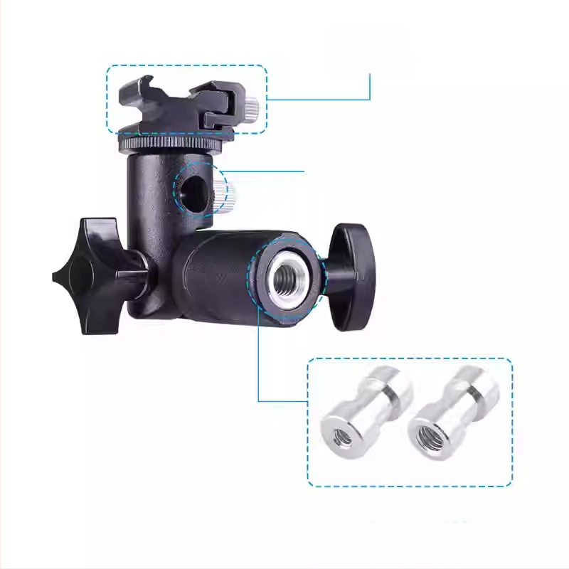 Držač lampe tipa E, metalni držač bljeskalice, nosač svjetla za fotografsku opremu