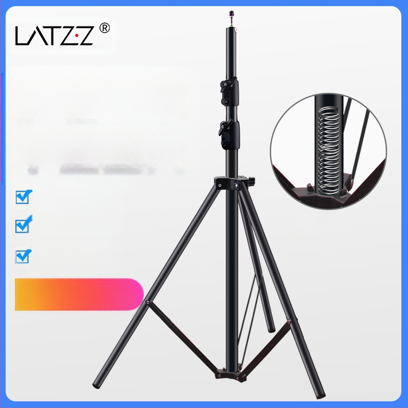 Aluminijski stalak za fotografiju, nosivost 5 kg, visina 2,8 m, promjer cijevi 30 mm, 3-sekcijski, pogodan za live streaming