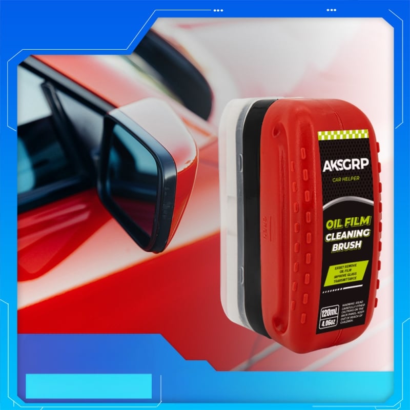 AKSGRP Četkica za uklanjanje masnog filma sa stakla, bazirana na silicijevom dioksidu, rok trajanja 3 godine