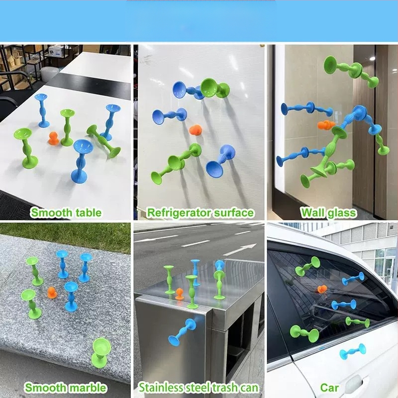 Set šipki s dvostrukim silikonovim usisnim čašicama - LSG