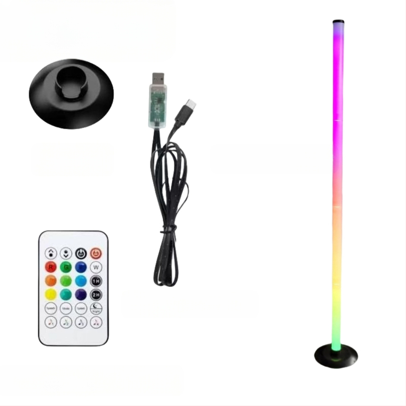 Ambijentalna svjetiljka sa zvučnom aktivacijom i upravljanjem putem aplikacije, USB napajanje, podni dizajn, model 003