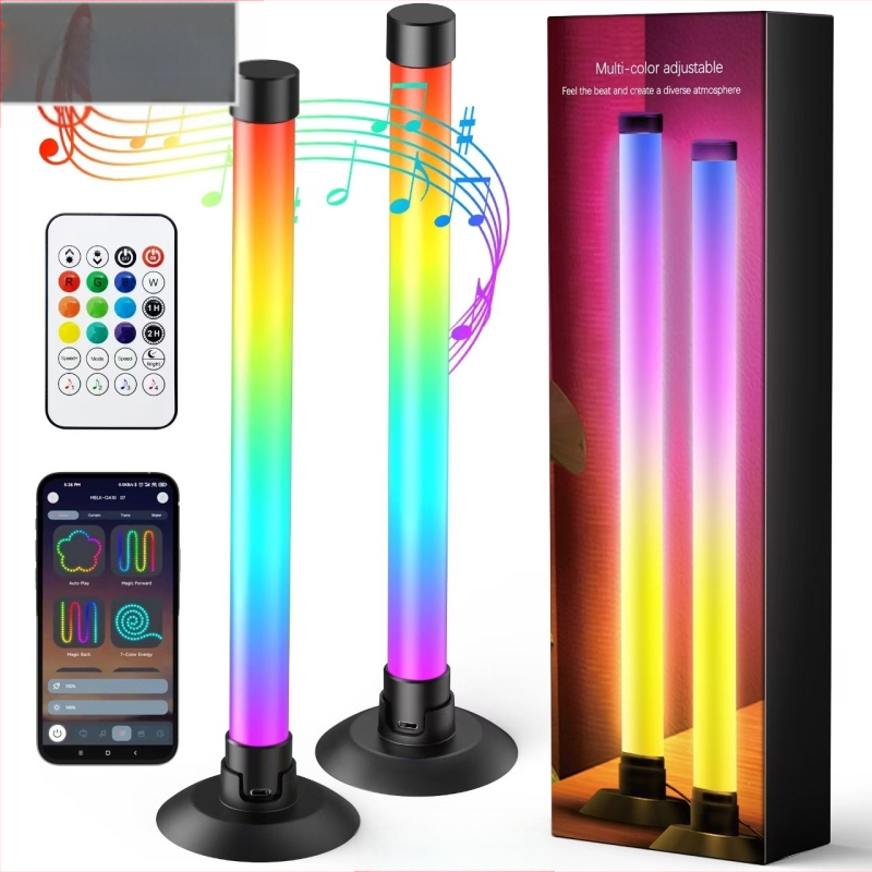 Ambijentalna svjetiljka sa zvučnom aktivacijom i upravljanjem putem aplikacije, USB napajanje, podni dizajn, model 003