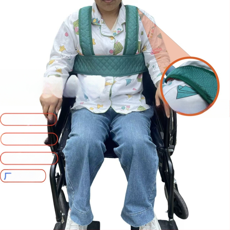 Centură de siguranță pentru scaun cu rotile, pentru talie, material poliester, model C004, garanție 12 luni