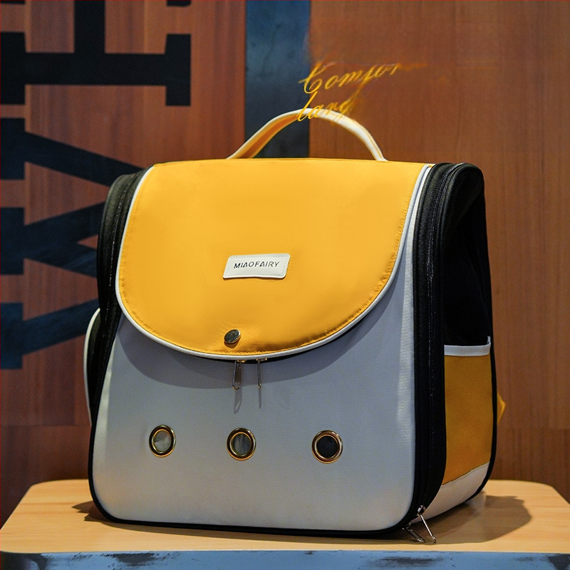 Σακίδιο μεταφοράς γάτας - στιλάτο και ευέλικτο για εξόδους; Υλικό: Ύφασμα; Κατάλληλο για γάτες; Κατηγορία: φωλιές και κλουβιά κατοικίδιων