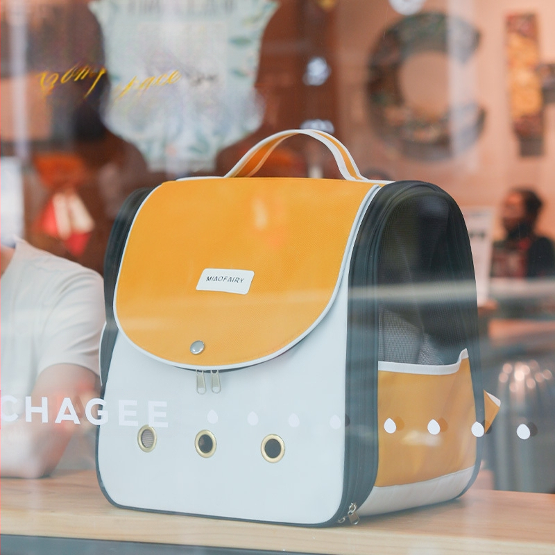 Σακίδιο μεταφοράς γάτας - στιλάτο και ευέλικτο για εξόδους; Υλικό: Ύφασμα; Κατάλληλο για γάτες; Κατηγορία: φωλιές και κλουβιά κατοικίδιων