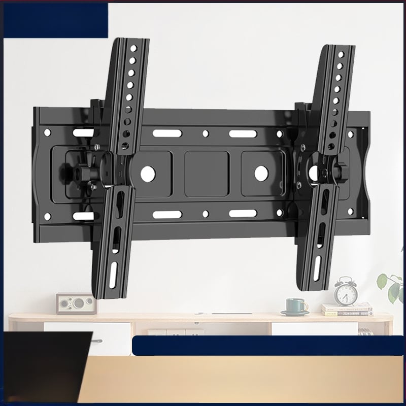 Čvrsti zidni nosač za televizor s podesivim držačem, od hladno valjanog čelika, model C42J, 1,85 kg