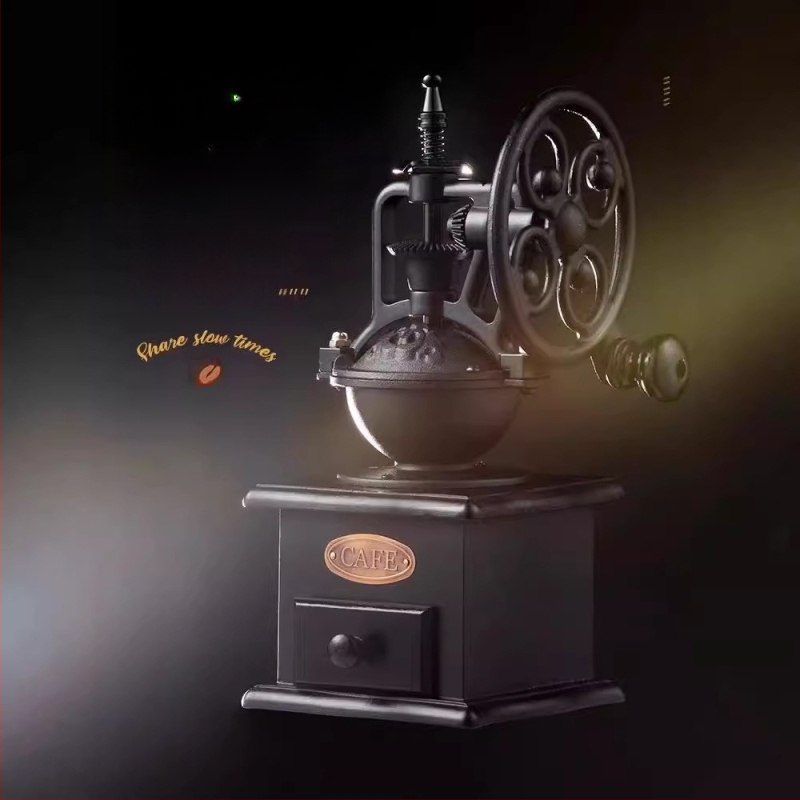 Ръчна мелничка за кафе и пипер с ретро дизайн на колелото Феррис — Huiqian