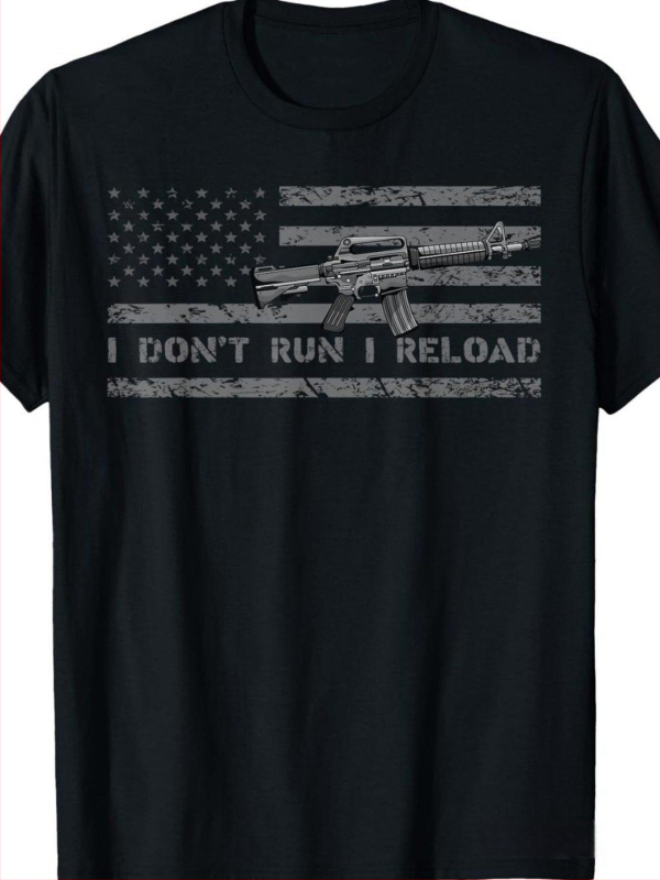 Unisex kokvilnas T-krekls ar patriotisku ģeometrisku drukas motīvu, apaļš kakls, īsas piedurknes, brīvs piegriezums