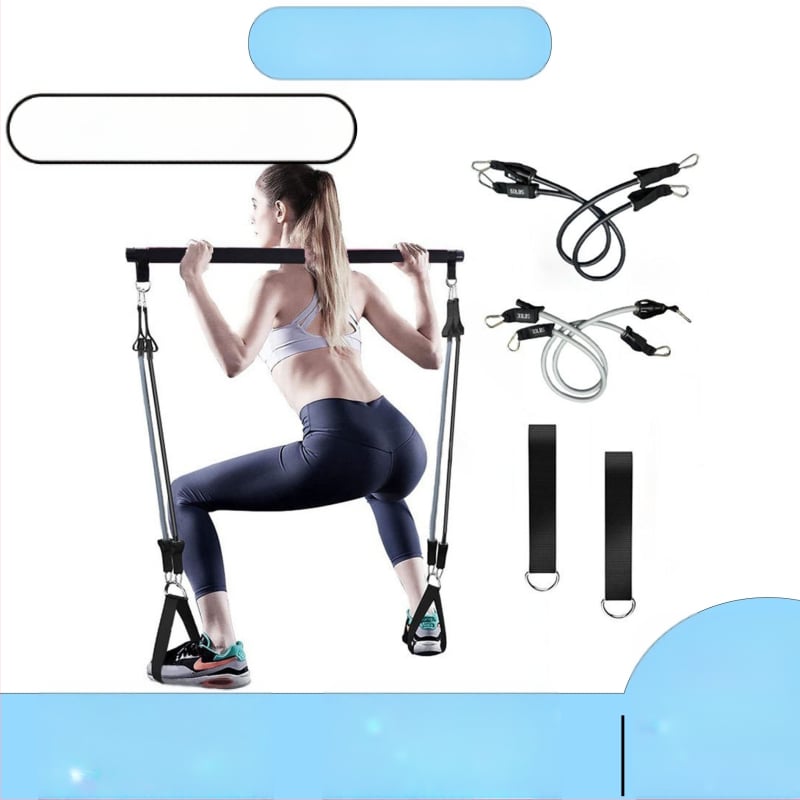 Pilates fitness štap od TPE materijala – napet štap i užad, višenamjenski set za istezanje