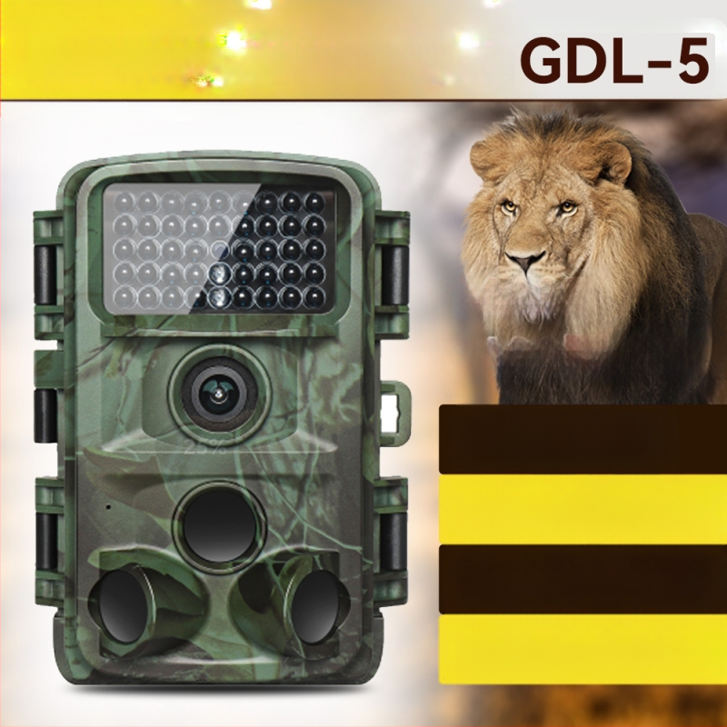 Medību kamera – 1080p HD, Infrasarkanais nakts redzamība, 80° platleņķa objektīvs, CMOS sensors, SD kartes uzglabāšana