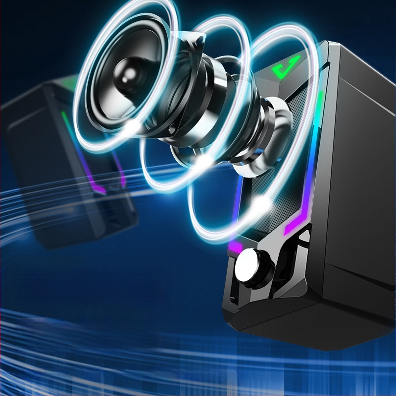 SADA V-150 kompiuterių garsiakalbiai, dviejų garsiakalbių sistema, 3,5 mm įvestis, Bluetooth 5.0, 30 Hz–15 kHz, SNR ≥ 60 dB