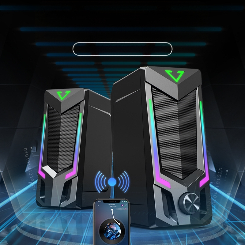 SADA V-150 kompiuterių garsiakalbiai, dviejų garsiakalbių sistema, 3,5 mm įvestis, Bluetooth 5.0, 30 Hz–15 kHz, SNR ≥ 60 dB