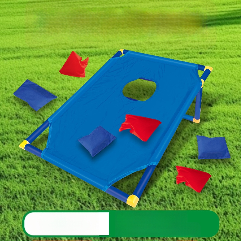 Комплект за хвърляне на пясъчни торбички с вътрешна стойка (пластмасов, за деца 0–3 г.)