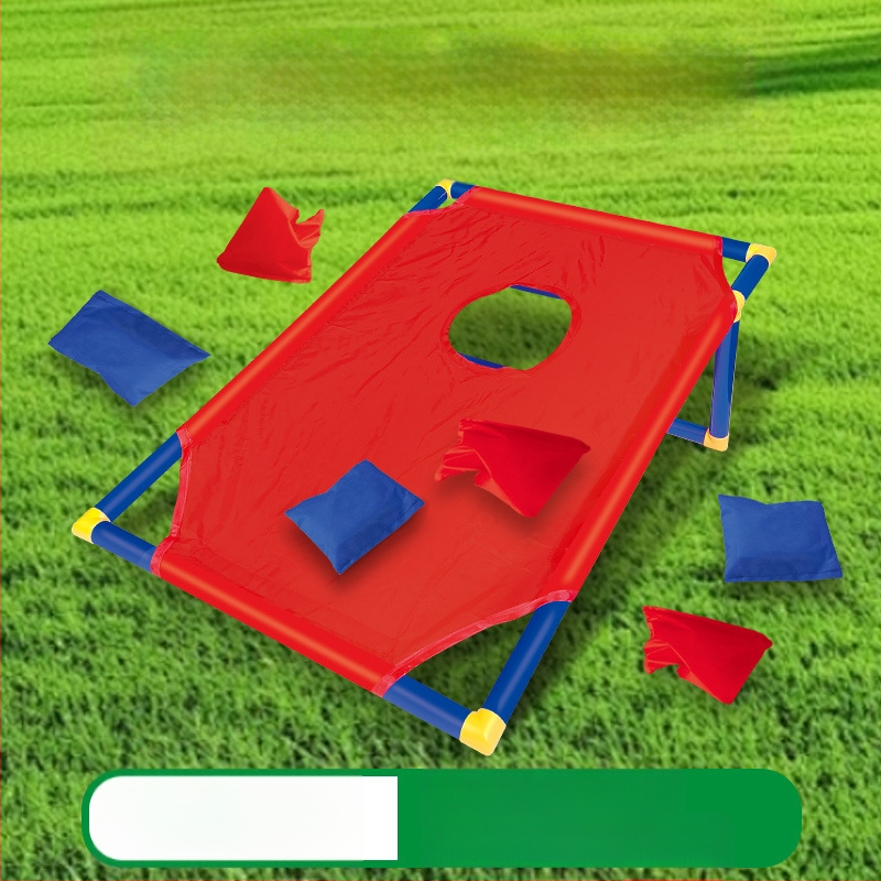 Комплект за хвърляне на пясъчни торбички с вътрешна стойка (пластмасов, за деца 0–3 г.)