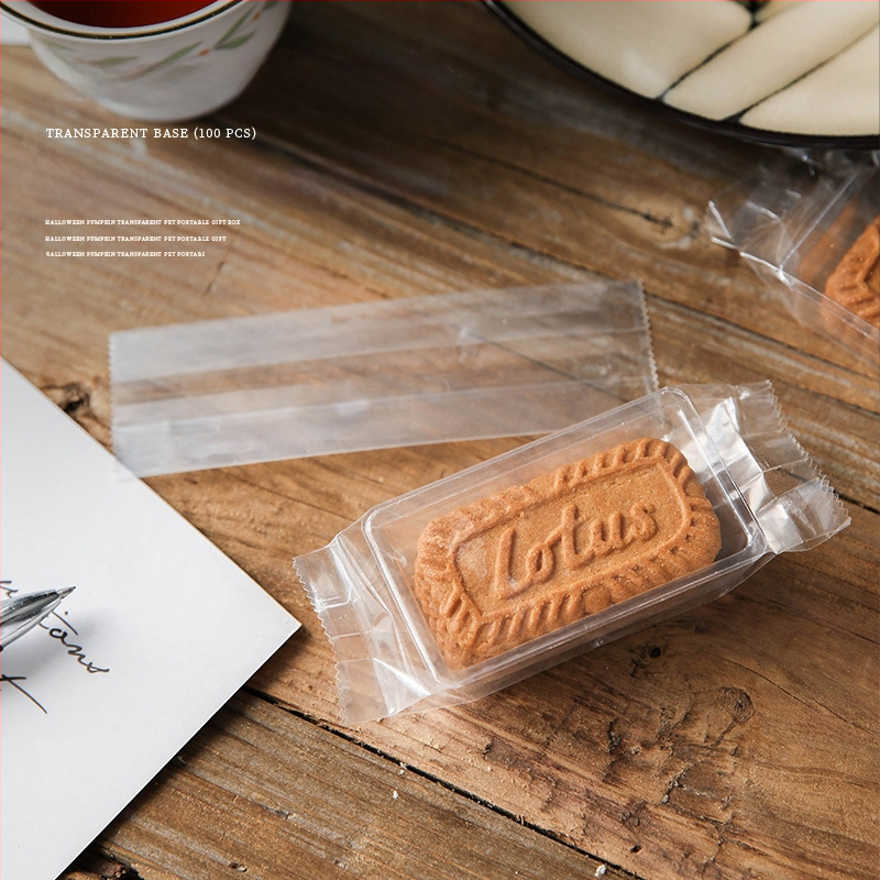 Διαφανείς σακούλες συσκευασίας σνακ με θερμική σφράγιση: 100 διαφανείς εσωτερικοί δίσκοι; 50 ματ σακούλες σφράγισης; 50 διαφανείς σακούλες σφράγισης