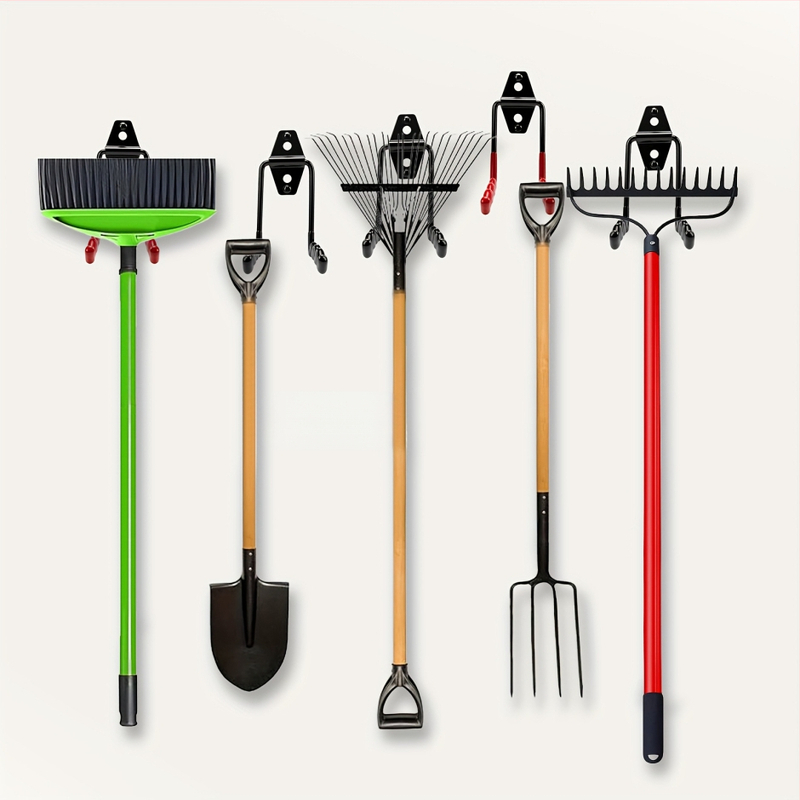 Metāla sienas āķis ūdens caurulēm un instrumentu uzglabāšanai, dubultais āķis, mūsdienīgs minimālais stils, slodze virs 30 kg