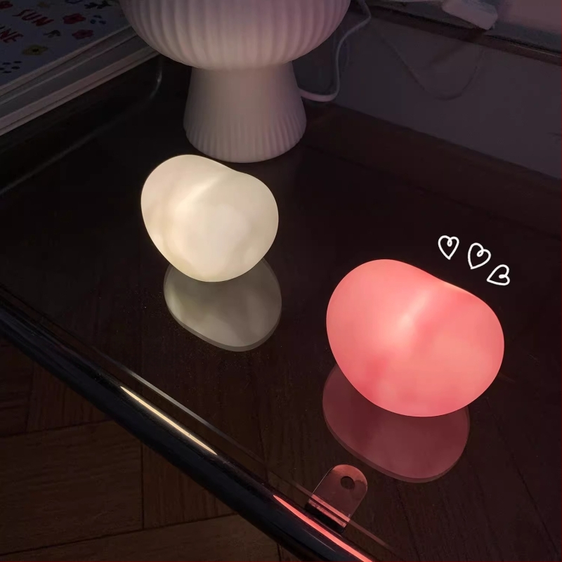 Lampa u obliku latice sa staklenim abažurom, USB napajanje, dekorativno svjetlo za spavaću sobu