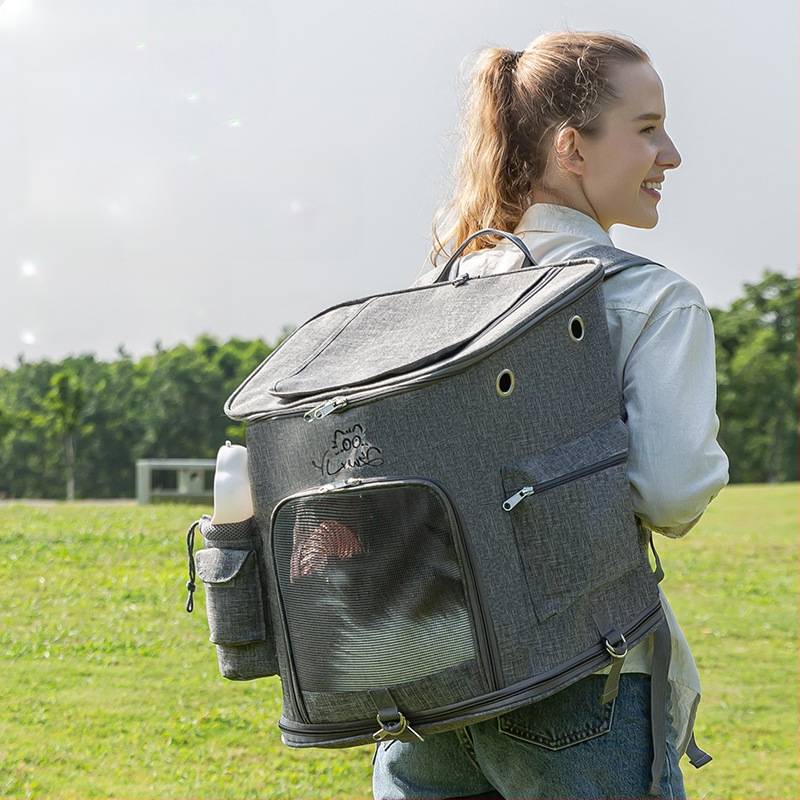 Mājdzīvnieku soma kosmosa kapsulas stilā, Oxford audums, ietilpība līdz 10 kg, pārnēsājamā pārvadāšanas soma kaķiem un suņiem