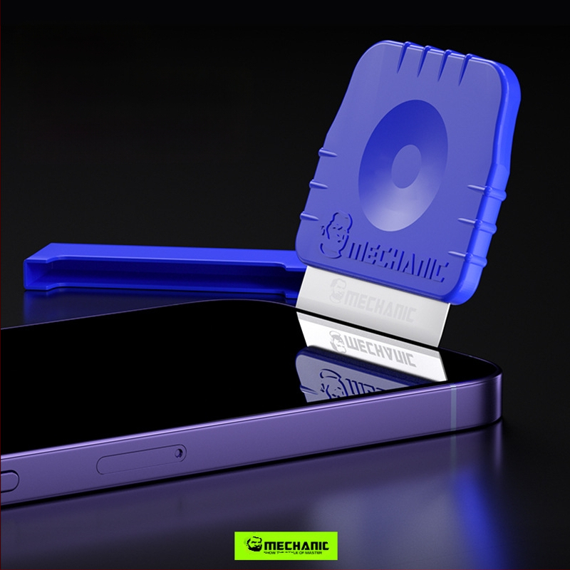 Tālruņa ekrāna demontāžas rīks 003 – skrāpers ar asmeni, pacēlāja stienis, demontāžas instruments